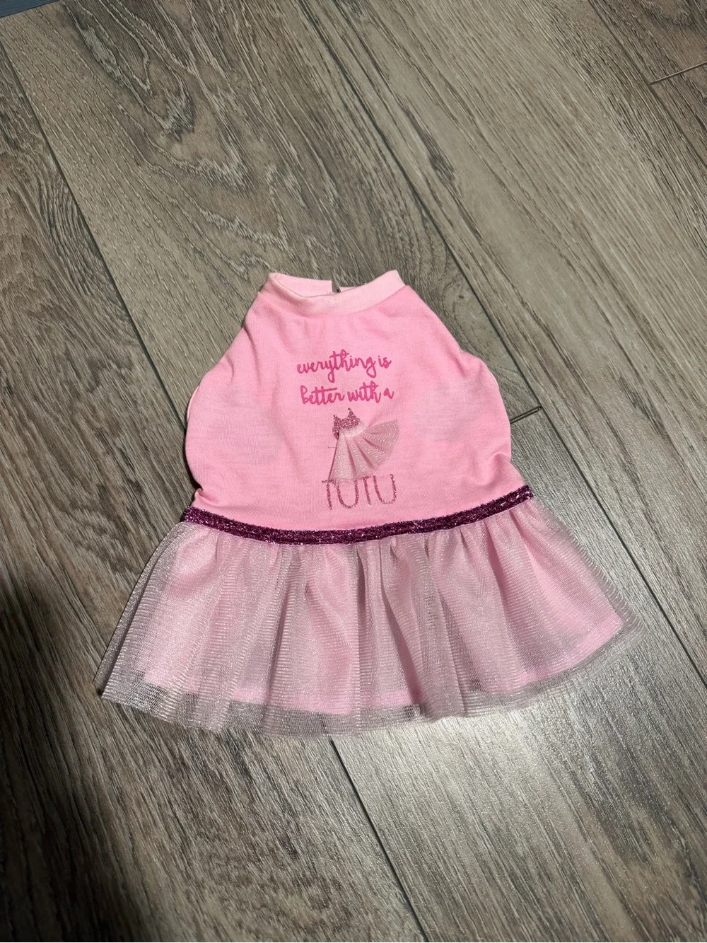 Top paw dog shirt twitch tutu